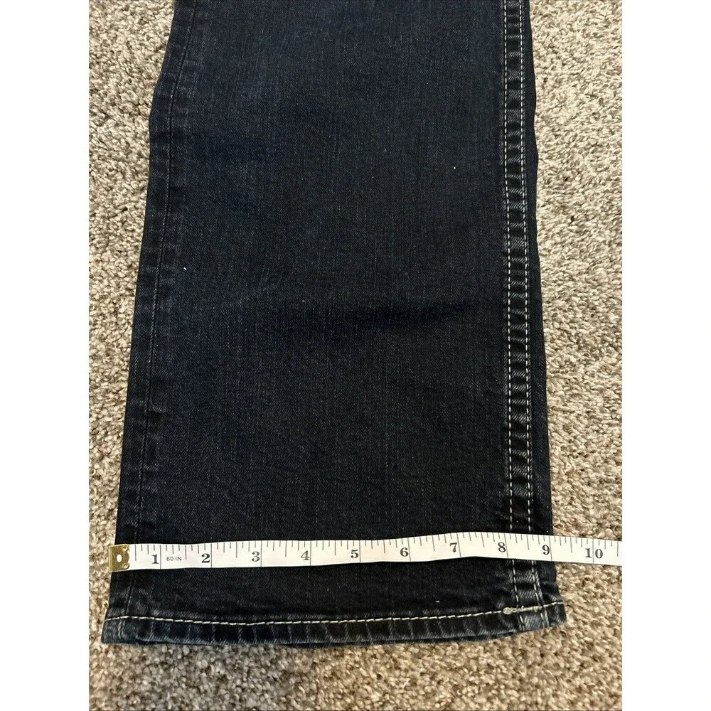 BKE Jeans Mens 38XL 38x36 Blue Dark Wash Tyler Straight Leg Denim Regular Fit